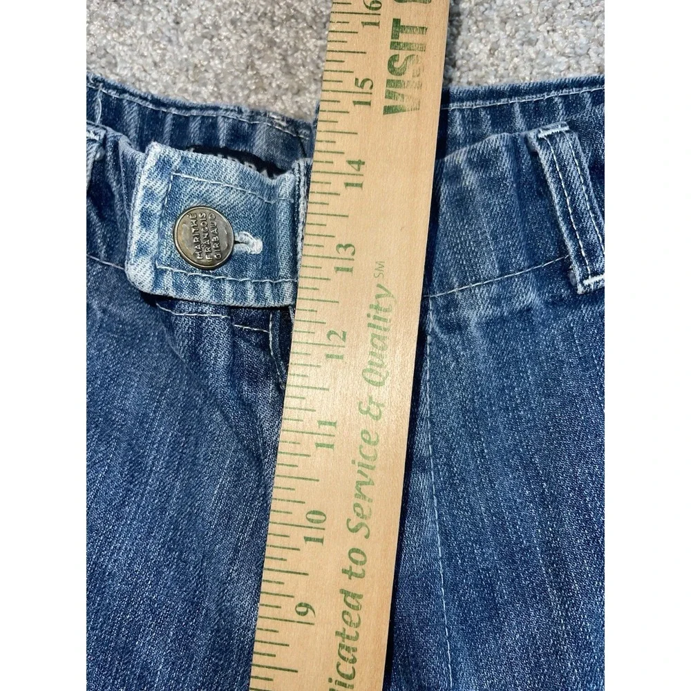 VTG Marithe Francois Girbaud Denim Cargo Shorts Size 36 Y2K Shuttle Tape Baggy